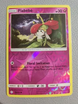 Flabebe Reverse Holo | NM/M | SM Cosmic Eclipse 149/236 | Pokemon - Image 1