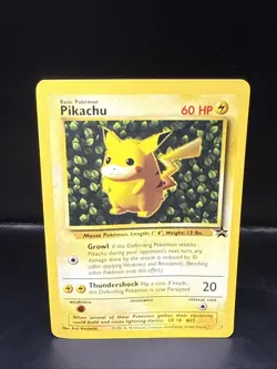 Pokemon TCG Pikachu Wizards Black Star Promos Rare Pokemon BY - Image 2
