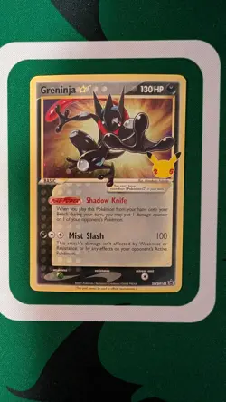 Greninja Gold Star Celebrations LP/NM SWSH144 Promo Pokemon - Image 1