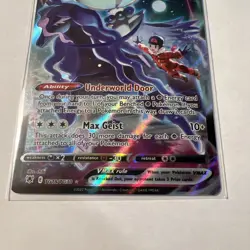 Pokemon TCG Pokemon Shadow Rider Calyrex VMAX Ultra Rare Holo TG18/TG30 - Image 2