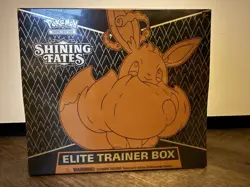 Pokemon Shining Fates Elite Trainer Box Eevee Booster Promo Collectors Edition - Image 1