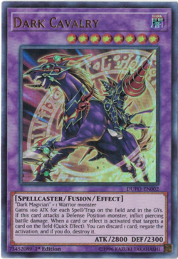 Yu-Gi-Oh! Dark Cavalry (NM) 1st edition Ultra Rare DUPO-EN002 - Image 1