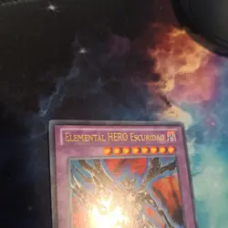 Yugioh Elemental HERO Escuridao YG09-EN001 Ultra Rare Limited Edition NM - Image 3