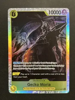 Gecko Moria SR The Azure Sea's Seven OP14-104 One Piece TCG - Image 1
