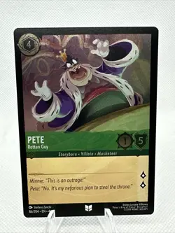 Pete Rotten Guy 86/204 Cold Foil Disney Lorcana Ursula’s Return - Image 1