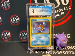 2000 Pokemon TCG Team Rocket #68/82 Squirtle 1st Edition PSA CGC 9 - Image 1