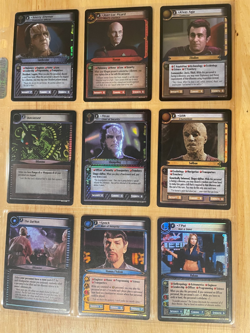Star Trek CCG: Second Edition - Nine Card A Rarity Foil Lot - Image 1