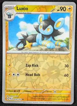 Luxio 2023 Paldea Evolved Reverse Holo Pokemon Card 070/193 (NM) - Image 1