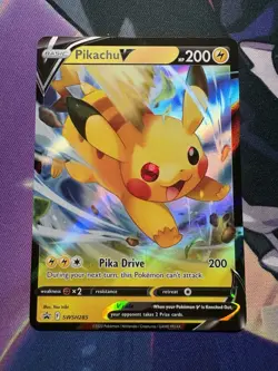 Pikachu V SWSH285 SWSH: Sword & Shield Promo Cards Holo - Image 1