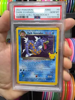 Pokemon Celebrations Dark Gyarados Holo #8 PSA 10 Gem Mint Tcg Card - Image 2