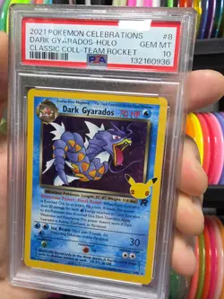 Pokemon Celebrations Dark Gyarados Holo #8 PSA 10 Gem Mint Tcg Card - Image 5