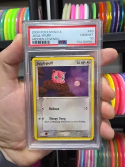 PSA 10 Gem Mint Jigglypuff 63/101 Non-Holo Pokemon EX Hidden Legends Tcg Card - Image 1