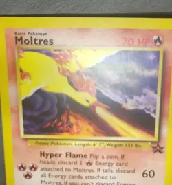 WOTC Black Star Promotional Pokemon Card: Moltres #21 - Image 3