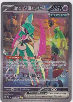 Pokemon Iron Valiant Future EX TCG Card 249/182 Sir Sv04: Paradox Rift - Image 1