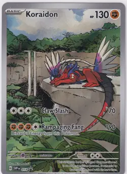 Pokemon Koraidon 14 SV Scarlet Violet Promo Card Black Star - Image 1