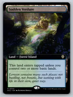Sodden Verdure (Extended Art) Commander: Lorwyn Eclipsed Regular - Image 1