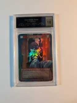 PCG 10 Gem Mint! - Courtesan Thais - Sorcery Unique Foil Beta - Image 1