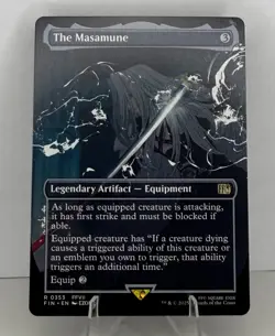 MTG FIN-0353 The Masamune (Borderless) - FINAL FANTASY Rare NM - Image 1