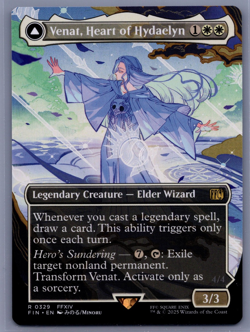 MTG Venat, Heart of Hydaelyn Final Fantasy Rare Regular Borderless 329 - Image 1