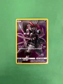 2019 ARMORED MEWTWO SM228 HP PROMO SUN & MOON HOLO POKEMON - Image 1