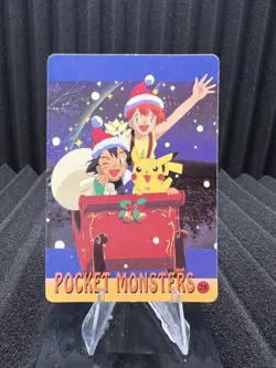 Pokemon Vintage Pocket Monsters Vending HOLO Prism Sticker Bandai 1999 Nintendo - Image 2