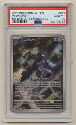 PSA 10 Pokemon Black Star Promo Mewtwo SVP EN #052 GEM MINT Condition!! - Image 1