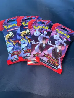 POKEMON TCG DESTINED RIVALS SET OF 4 SEALED/NEW BOOSTER PACKS - Image 1