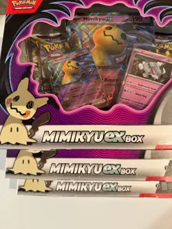 Pokemon Mimikyu EX Box (x3) Sealed New - Image 3