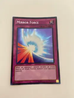 🔥YUGIOH • MIRROR FORCE • SECRET RARE • LCJW-EN130 • 1st EDITION • NEAR MINT🔥 - Image 1