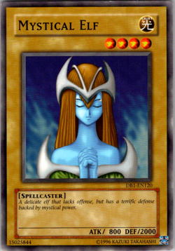 Mystical Elf DB1-EN120 Unlimited - Yu-Gi-Oh! TCG Common - Image 1