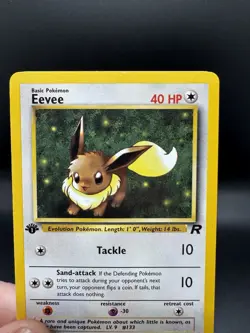 Pokemon TCG Eevee 55/82 Team Rocket 1st Edition Vintage WoTC LP/MP - Image 3