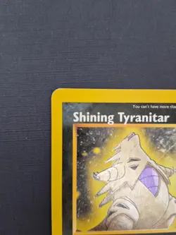 Shining Tyranitar - 113/105 - Pokemon Neo Destiny Unlimited Holo Rare Card MP - Image 5