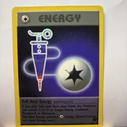 Pokemon Card Team Rocket Unlimited Full Heal Energy 81/82 - Image 1