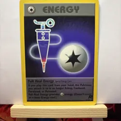 Pokemon Card Team Rocket Unlimited Full Heal Energy 81/82 - Image 2