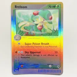 Breloom 33/100 Reverse Holo EX Sandstorm 2003 Pokemon TCG Card Mint - Image 1