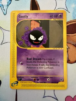 Gastly 109/165 Common Expedition Base Set Pokemon Card 2002 WOTC E Reader NM LP - Image 1