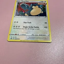 2021 Snorlax Cosmos Holo Black Star PROMO SWSH119 Pokemon Card TCG - Image 2