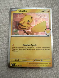 Pokemon TCG: Pikachu 51 Pokemon Day 2026 Collection Card NM - Image 1