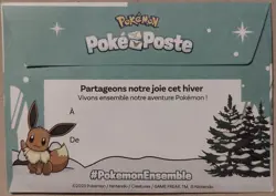 Enveloppe Evoli Pokemon Ensemble Promo FR Poke Poste Post TCG Carte Card CCG - Image 2