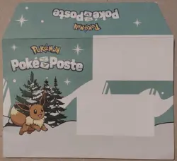Enveloppe Evoli Pokemon Ensemble Promo FR Poke Poste Post TCG Carte Card CCG - Image 3