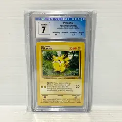 PSA CGC 7 - Pikachu 60/64 - Jungle WOTC - Graded Pokemon Card - Image 1