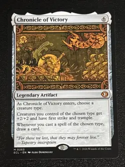 MTG Lorwyn Eclipsed Chronicle of Victory 0253 NM Mythic - Image 1