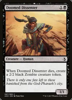 MTG Doomed Dissenter ** Amonkhet ** English - Image 1