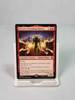 Electro, Assaulting Battery #76 Rare Marvel's Spider-Man SPM MTG - Image 1