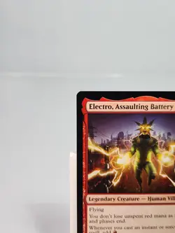 Electro, Assaulting Battery #76 Rare Marvel's Spider-Man SPM MTG - Image 2