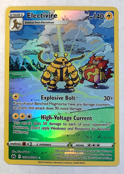 Pokemon Crown Zenith - ELECTIVIRE - GALARIAN GALLERY - GG08/GG70 - NM/M! - Image 1