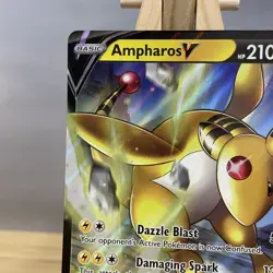 Pokemon TCG Ampharos V Vivid Voltage 049/185 Holo Ultra Rare NM - Image 2