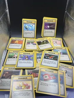 Pokemon TCG Trainer Base Set 90-Card Lot Wizards of the Coast English 1999 - Image 1