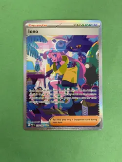 2024 POKEMON PALDEAN FATES IONO TRAINER SUPPORTER NM 237/091 - Image 1