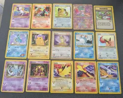 15 Pokemon Black Star Promos. E3 Pickachu, Legendary Birds, Ancient Mew - Image 1